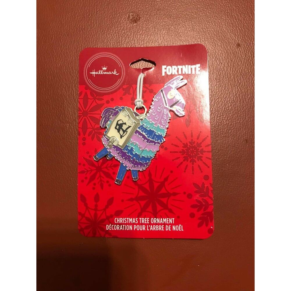 Hallmark Fortnite Loot Llama Metal Christmas Tree Ornament
